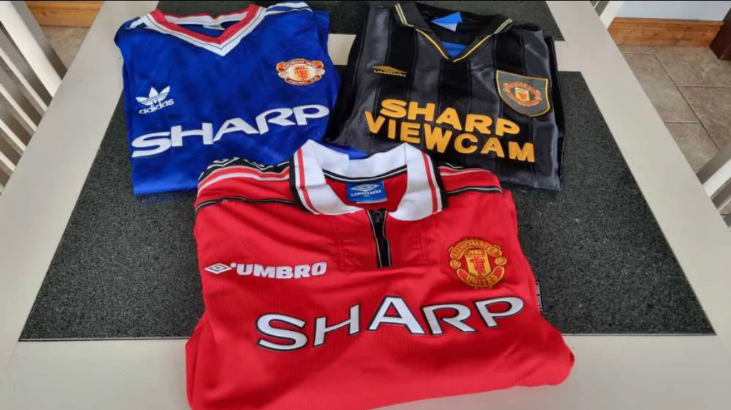 Shop the Man Utd Retro shirts - Red Devil Threads Man Utd Collectables