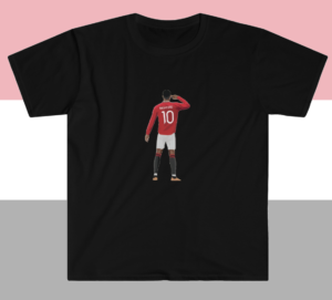 Marcus Rashford Black T-Shirt - Iconic Sports Design