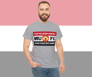 Manchester United Flag T-Shirt - Iconic Football Fan Apparel