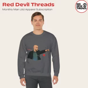 Erik Ten Hag Grey Jumper from Red Devil Threads