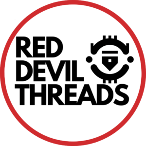 Red Devil Threads Circle Logo