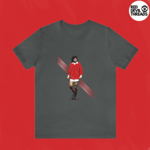 George Best Manchester United T-Shirt by Red Devil Threads
