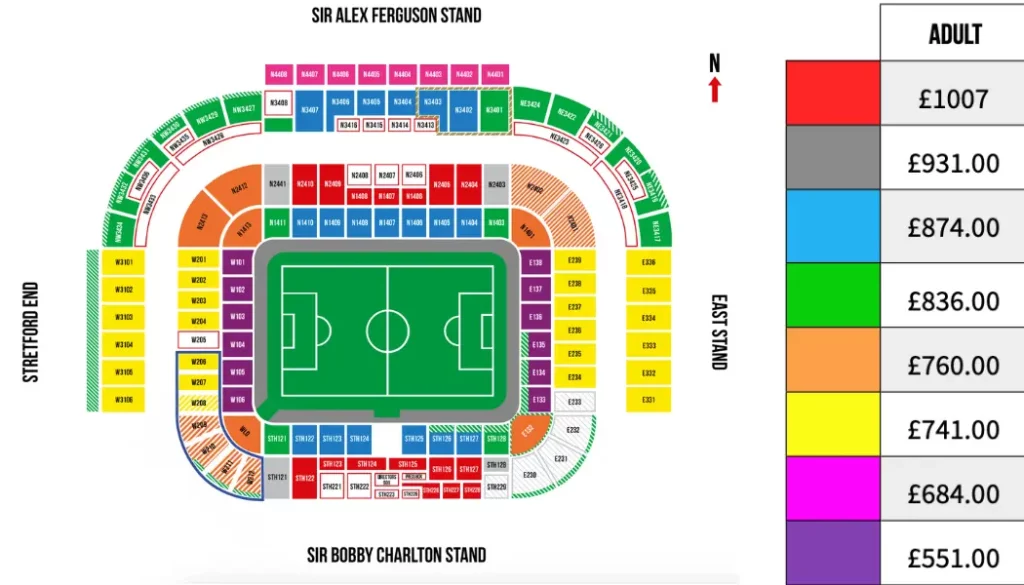 Man Utd Season Ticket Prices