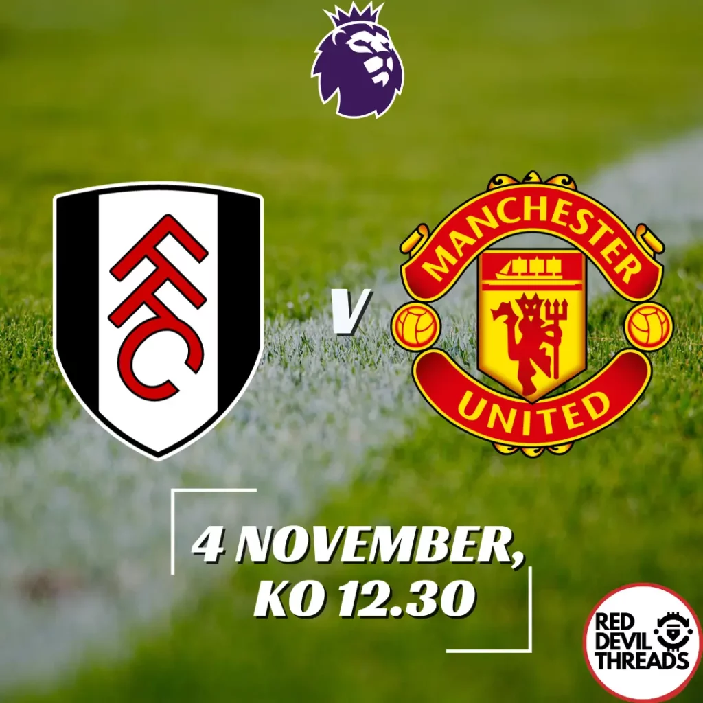 Fulham V Man Utd Premier League Craven Cottage