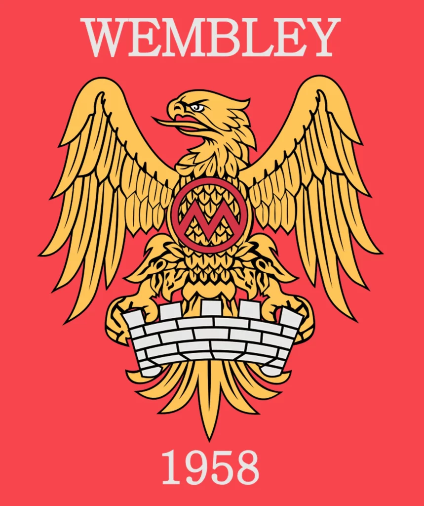 Manchester United 1958 Crest with Eagle - Official Football Logo