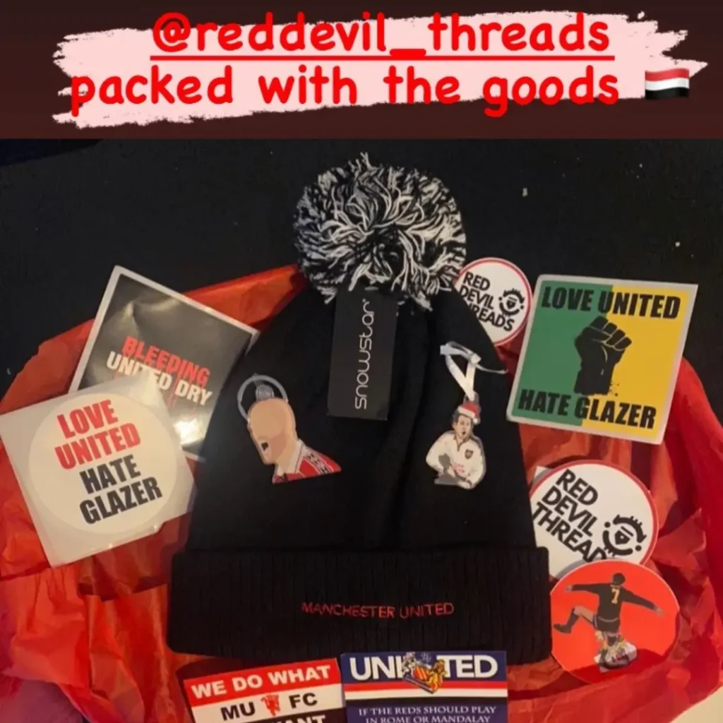 Manchester United fan delighted with Red Devil Threads delivery