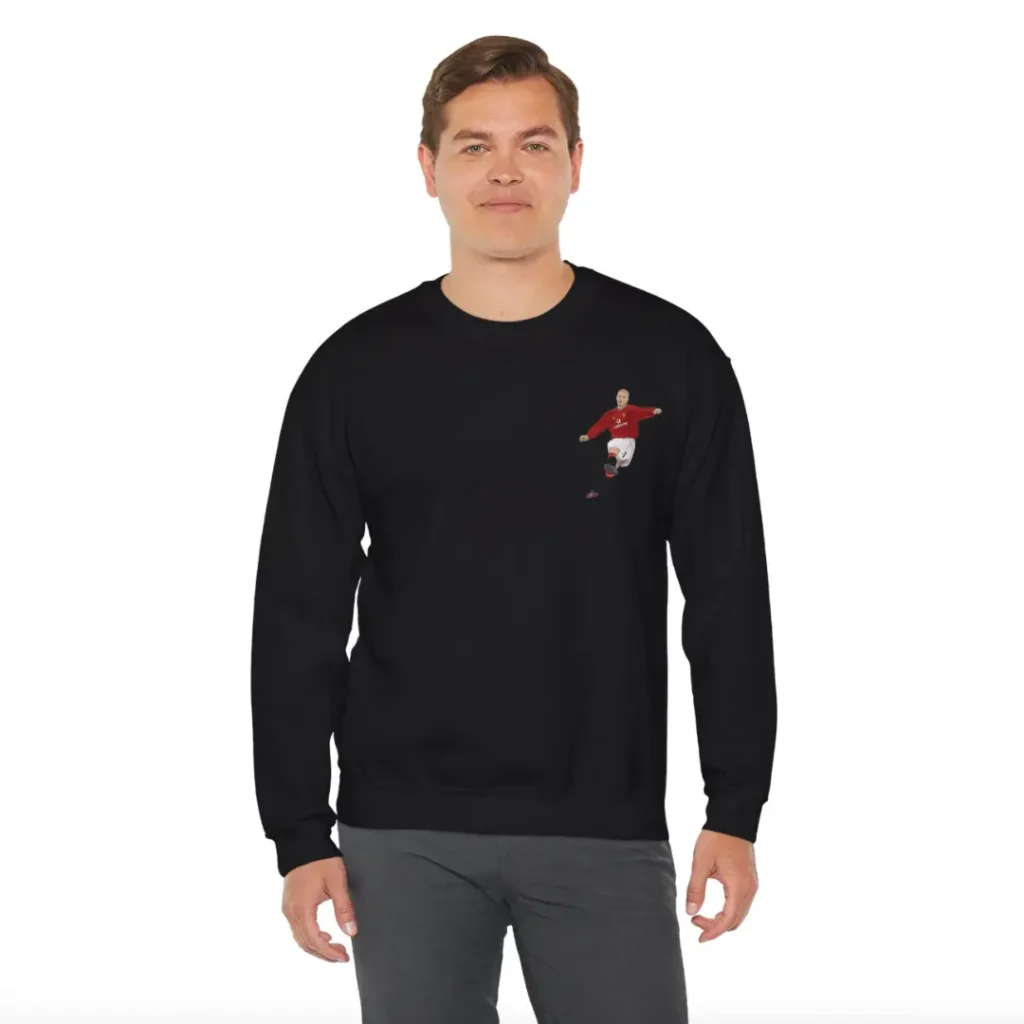 Red Devil Threads David Beckham Sweatshirt Image Three